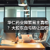 华仁药业频繁易主真相？大股东血亏转让股权背后资金占用疑云！（图1）