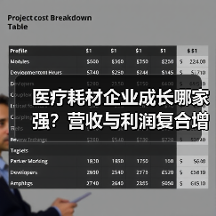 医疗耗材企业成长哪家强?营收与利润复合增长对比分析(图2) 医疗耗材企业成长哪家强?营收与利润复合增长对比分析(图2)