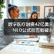数字医疗融资42亿美元:NLO公式能否戳破泡沫?(图1) 数字医疗融资42亿美元:NLO公式能否戳破泡沫?(图1)
