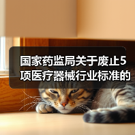 国家药监局关于废止5项医疗器械行业标准的公告(图1) 国家药监局关于废止5项医疗器械行业标准的公告(图1)