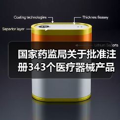 国家药监局关于批准注册343个医疗器械产品的公告(图1) 国家药监局关于批准注册343个医疗器械产品的公告(图1)