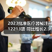 2023批准医疗器械注册12213项 同比增长2.3%(图2) 2023批准医疗器械注册12213项 同比增长2.3%(图2)