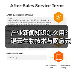产业新闻知识怎么用?诺云生物技术与网愈元科技场景指南(图1) 产业新闻知识怎么用?诺云生物技术与网愈元科技场景指南(图1)