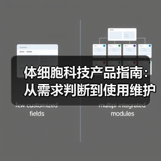 体细胞科技产品指南:从需求判断到使用维护的5步详解(图1) 体细胞科技产品指南:从需求判断到使用维护的5步详解(图1)